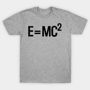 E=MC2 Black T-Shirt